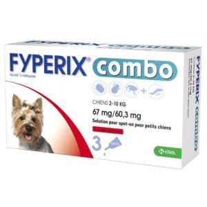Fyperix Combo Spoton Chien 2-10kg 3 pipettes