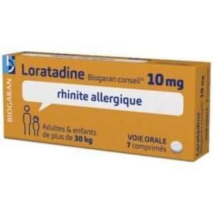 Loratadine 10mg Biogaran conseil 7 comprimés