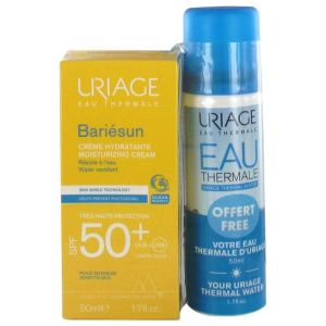 Uriage Bariésun Crème Hydratante Très Haute Protection SPF50+ 50ml + Eau Thermale d'Uriage 50 ml Off