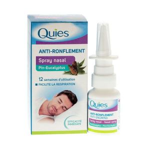 Quies Anti-ronflement  Pin/eucalyptus spray nasal