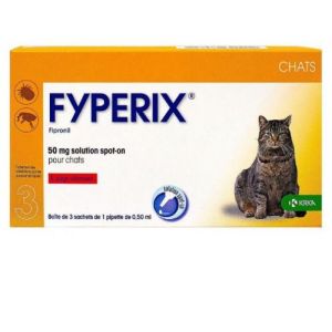 Fyperix 50mg Chat 3 Pipettes