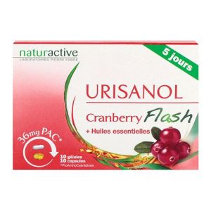 Urisanol Flash cranberry 10gelules +10capsules