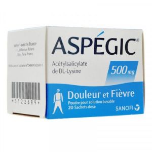Aspegic 500mg Sachet 20