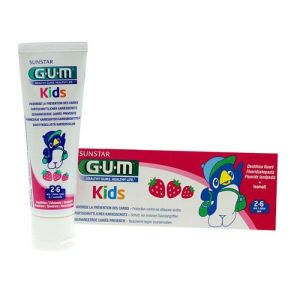 Gum gel Dentifrice Kids 2-6ans Fraise 50ml
