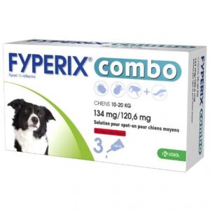 Fyperix Combo Spoton Chien 10-20kg 3 pipettes