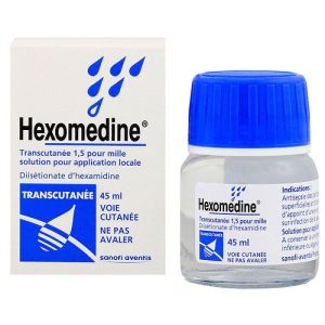 Hexomedine 0,15% Transcutanee
