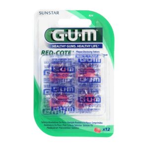 Gum Red Cote 12 comprimes Révélateur de Plaque