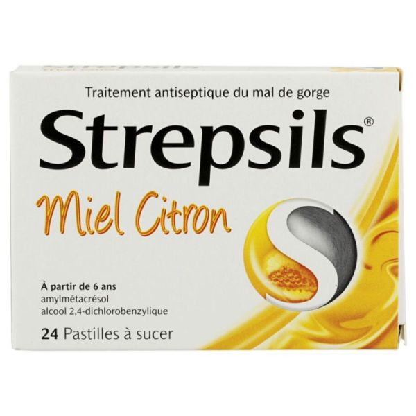 Strepsils Miel Citron Past 24