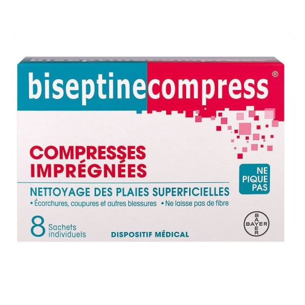 Biseptine compresse 8 sachets