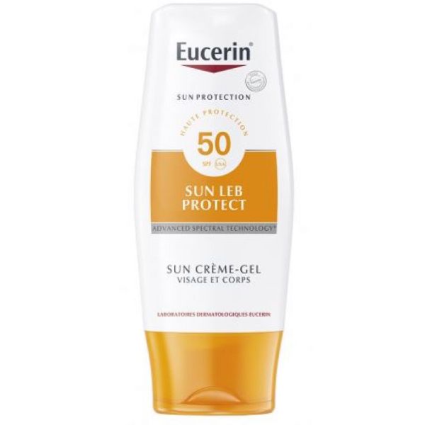Eucerin gel-crème SUN PROTECT 50 LUCITE ESTIVALE visage et corps 150 ml