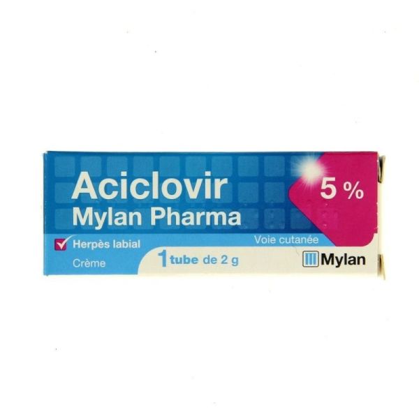 Aciclovir 5% Mylan Générique Crème  Tube
