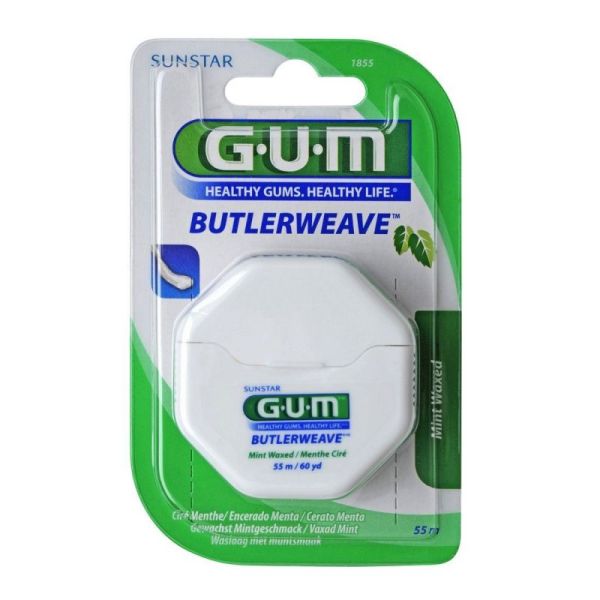 Gum Fil Dentaire ciré  Butlerweave 55m 1155