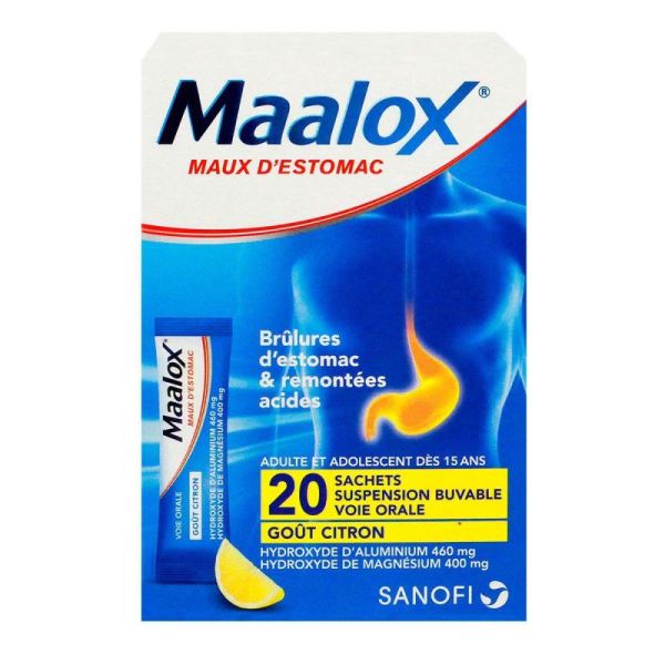 Maalox Maux Destomac Sachet 20
