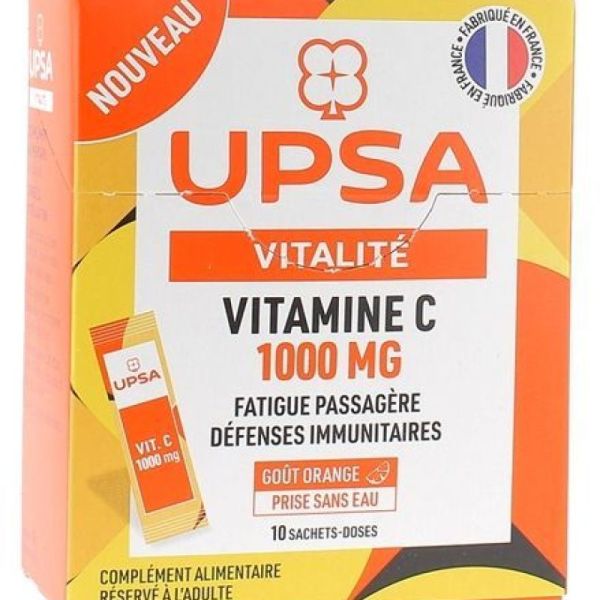 UPSA Vitalité Vitamine C 1000 mg sachets doses x10