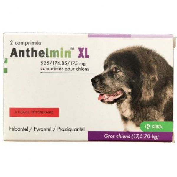 Anthelmin Chien Xl Krka (17.5-70 kg)Cpr 2